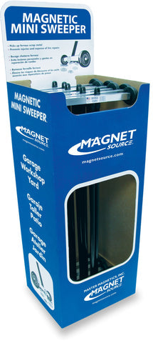 Master Magnetics Magnetic Mini Sweeper™ Floor Display