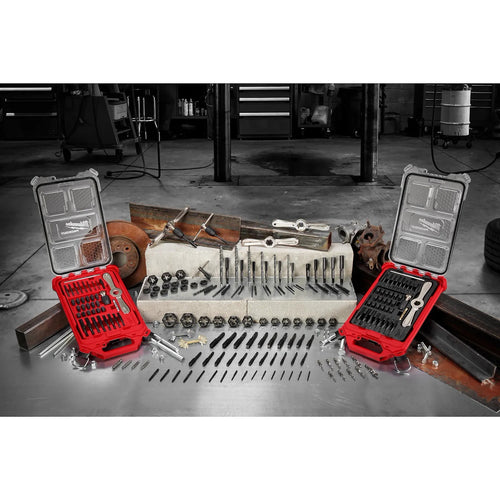 MILWAUKEE® Metric Straight Flute Plug Tap & Drill Bit Sets