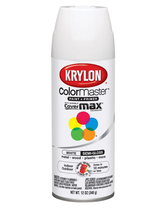 Krylon ColorMaster Paint + Primer Spray Paint Semi-Gloss