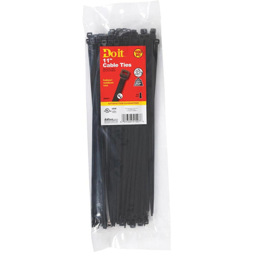 Do it Best Black Molded Nylon Weather-Resistant Cable Ties