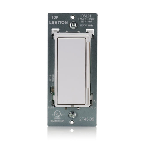 Decora Slide Dimmer Switch for Dimmable LED, CFL, and Incandescent Lighting