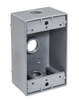 Southwire 1/2 3-Hole 1-Gang WeatherProof Box Wht WB1350W
