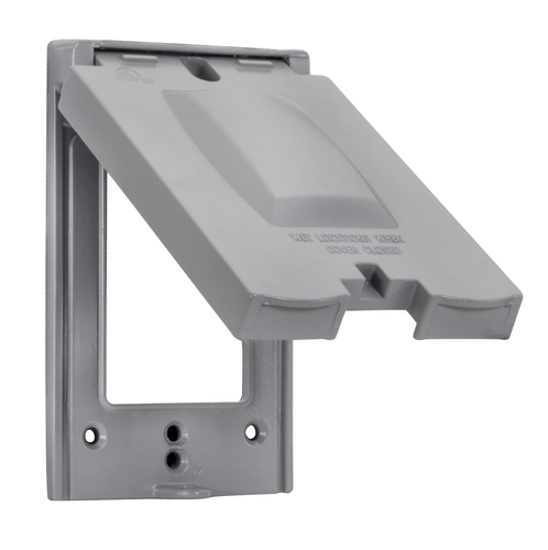 Southwire 1-G VRT/HRZ 10-IN-1 Multi-Use WP CVR Gry