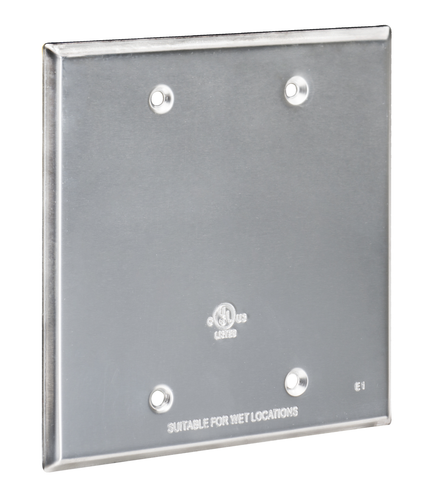 Southwire 2-Gang Blank WeatherProof Cover Wht WC2BW