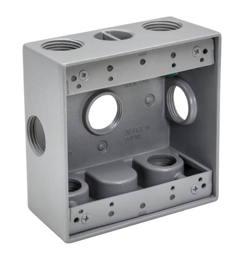 Southwire 1/2 7-Hole(SIDE) 2-Gang WeatherProof BX WB2750X