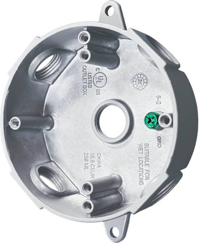 Southwire 1/2 5-Hole 4 Round WeatherProof BX WHT WRB1550W