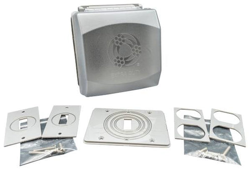 Southwire 2-Gang While In-Use Cover Rated Extra Duty 40 In 1, Clear