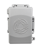 Southwire Flat Plastic, 1 Gang, Gray Cover, Gray Base, Multi-Use Weatherproof Cover 18-In-1