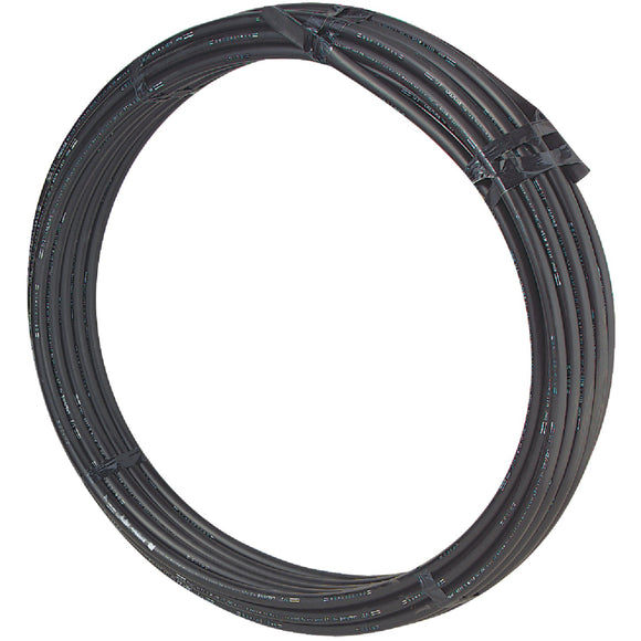 ADS 1-1/2 In. x 100 Ft. 80 psi Black Plastic Pipe