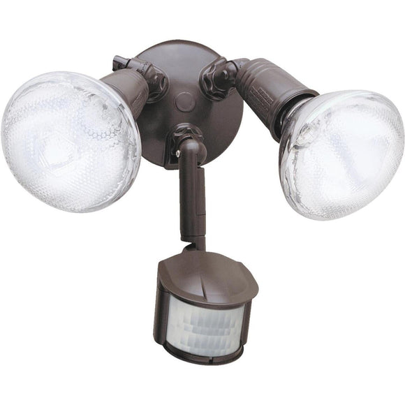 All-Pro Bronze Motion Sensing Dusk To Dawn Incandescent Floodlight Fixture