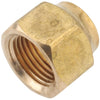 Anderson Metals 5/8 In. x 1/2 In. Brass Flare Reducing Nut