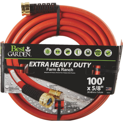 Best Garden 5/8 In. Dia. x 100 Ft. L. Drinking Water Safe Hot Water Hose