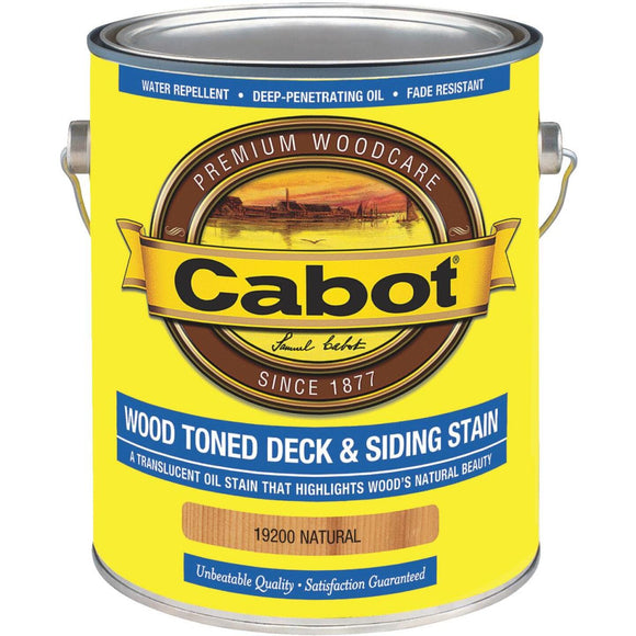 Cabot VOC Wood Toned Deck & Siding Exterior Stain, Natural, 1 Gal.