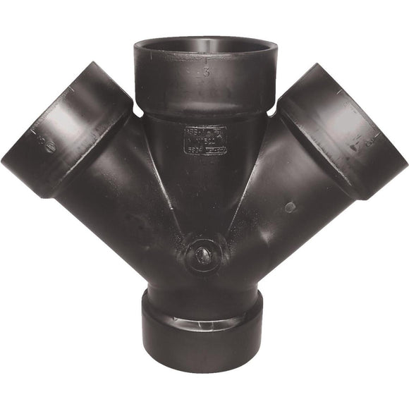 Charlotte Pipe 2 In. All Hub Double ABS Wye